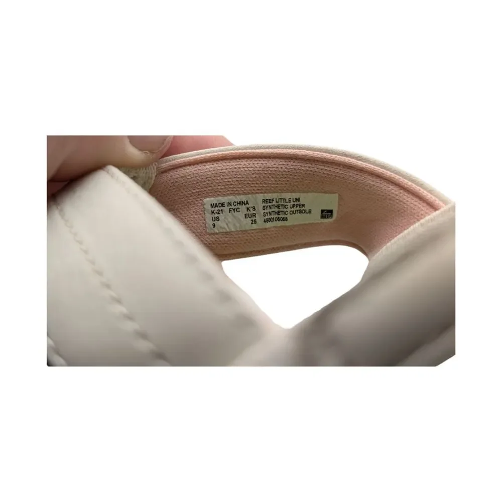 Reef Pink Palm Print Kids Ahi Sandal Size 9 Toddler